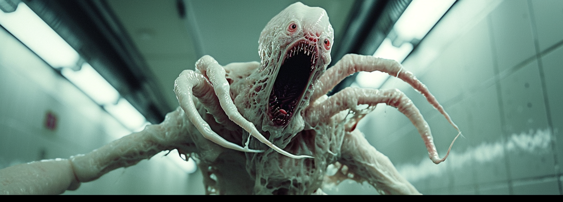 Descubre el terror de otro mundo con esta imagen impactante de un monstruo alienígena aterrador. Perfecta para los aficionados al horror y la ciencia ficción. ¿Te atreves a enfrentar lo desconocido? Explora más criaturas que desafían la imaginación.